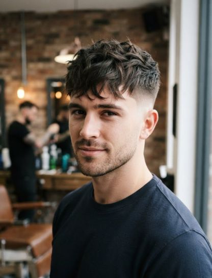 Classic Textured Crop with Low Taper Fade
