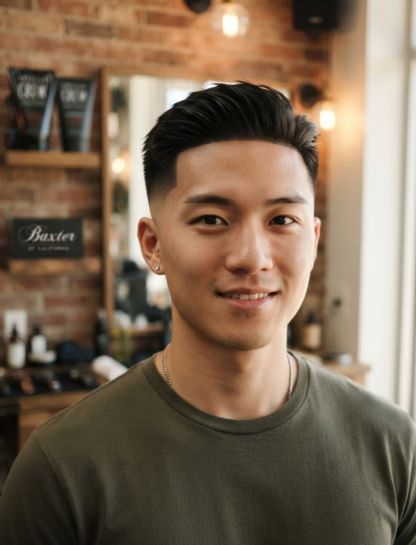 Clean Asian Taper Fade Hair