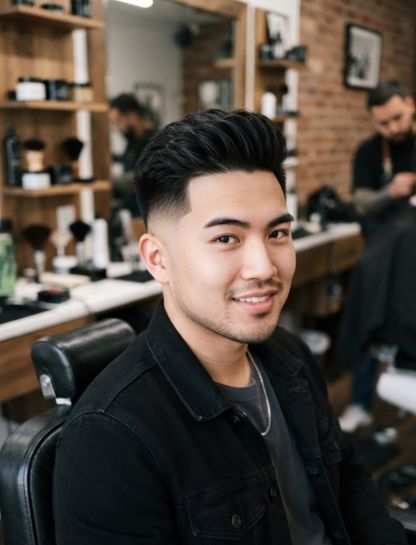 Fresh Asian Fade Haircut