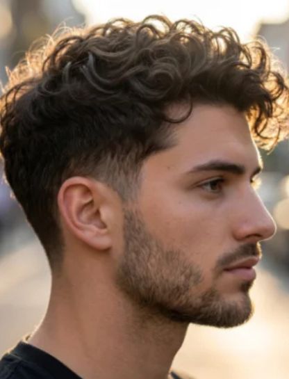 Low Taper Curly Casual Everyday