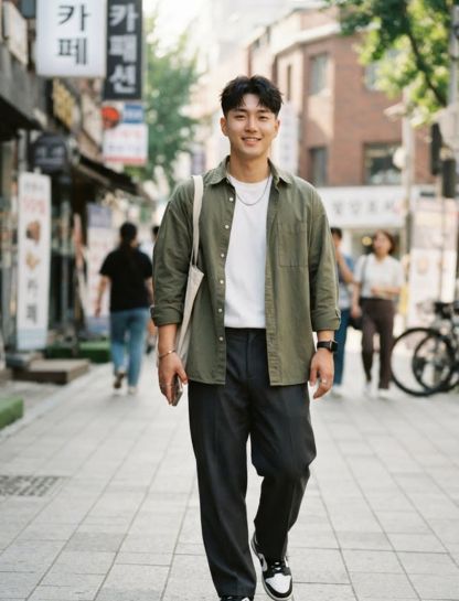 Low Taper Fade Asian Casual Style