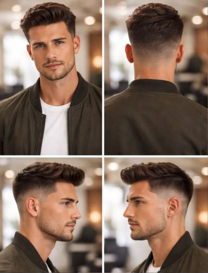 Low Taper Fade Back and Sides