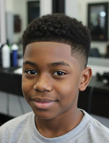 Low Taper Fade Classic Afro
