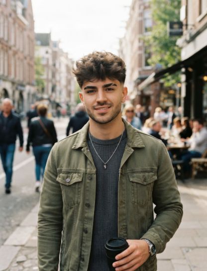 Low Taper Fade Fluffy Hair Modern Trend
