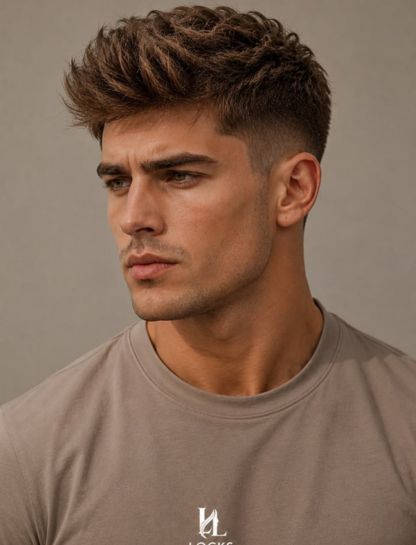 Low Taper Fade Fluffy Hair