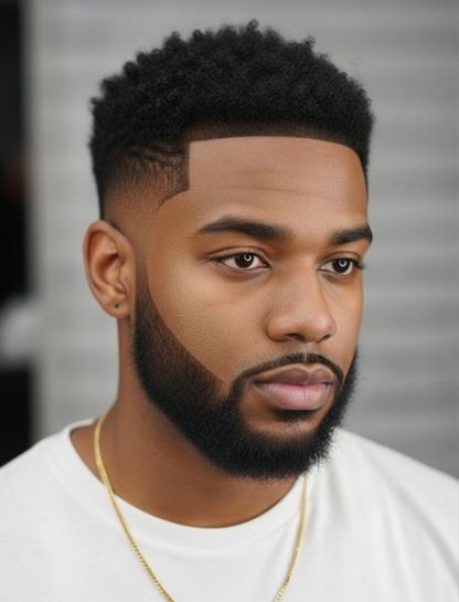 Low Taper Fade Fresh Afro Style
