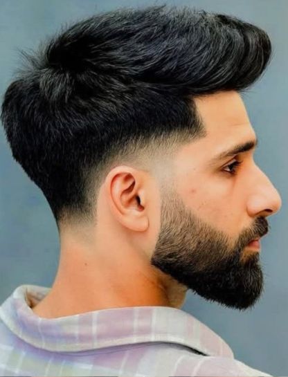 Low Taper Fade Straight Hair