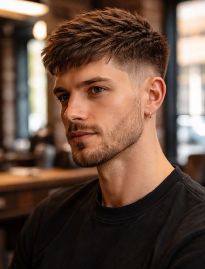 Low Taper Fade Thick Hair