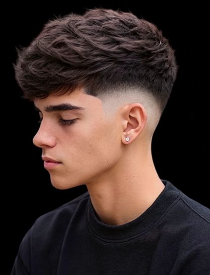 Low Taper Fade With Trending Textured Crop Skin