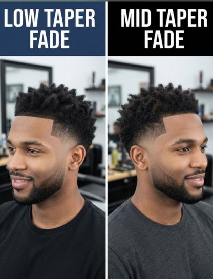 Low Taper Fade vs Mid Taper Fade