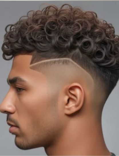 Low Taper Fade with Highlights