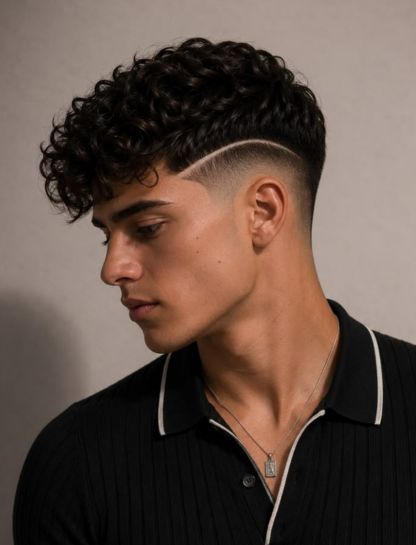 Low Taper Fade with Textured Top
