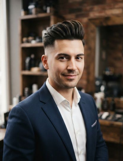 Professional Quiff Fade Style