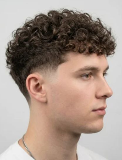 Sponge Curls with Low Taper