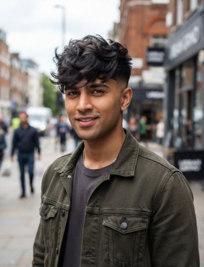 Taper Fade Fringe with Volume