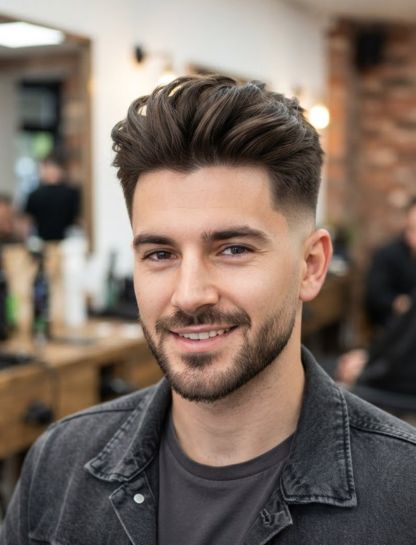 Taper Quiff with Layers