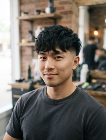 Trendy Low Taper Fade Asian Hair