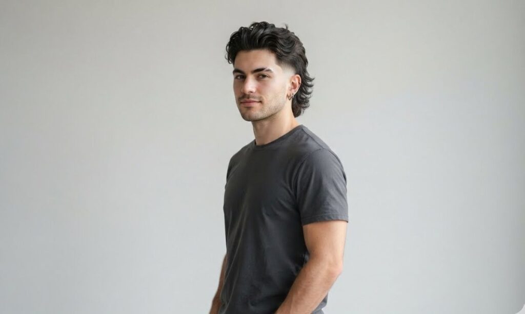 Modern Low Taper Fade Mullet