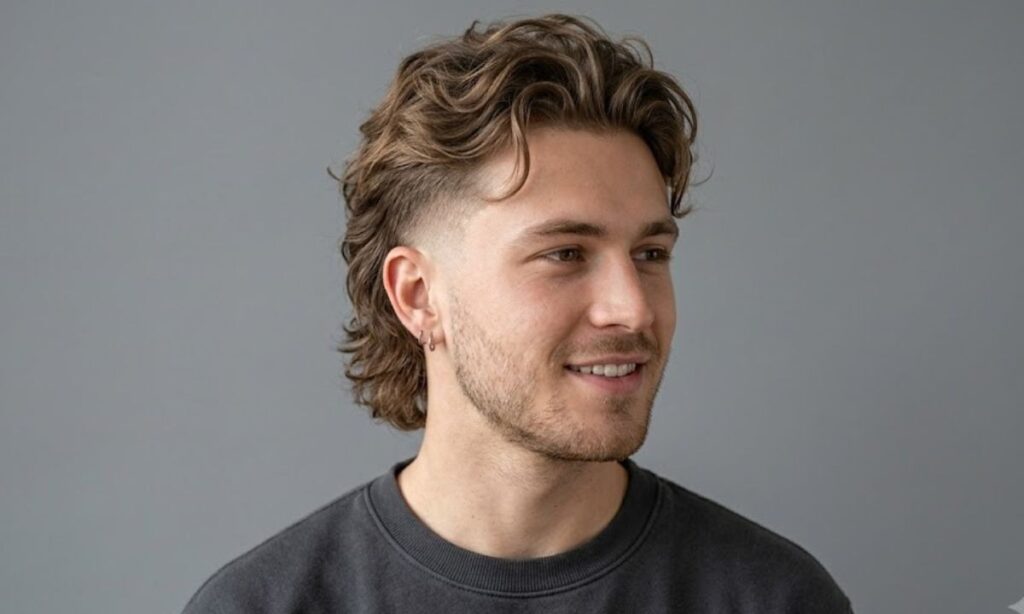 Casual Low Taper Fade Mullet
