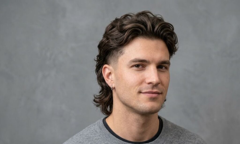 Soft Low Taper Fade Mullet