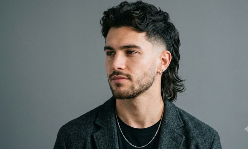 Trendy Low Taper Fade Mullet