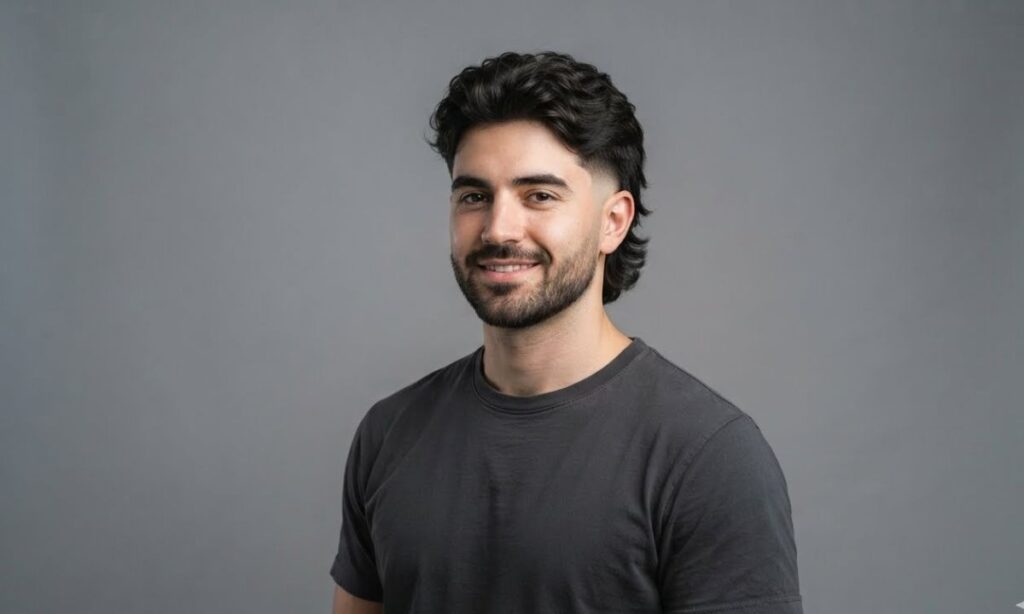 Short Low Taper Fade Mullet