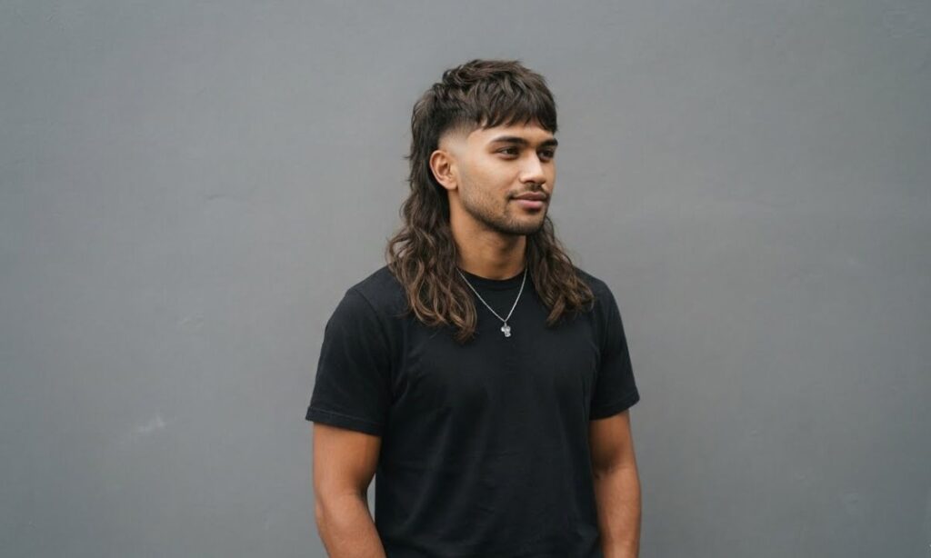 Long Back Low Taper Fade Mullet