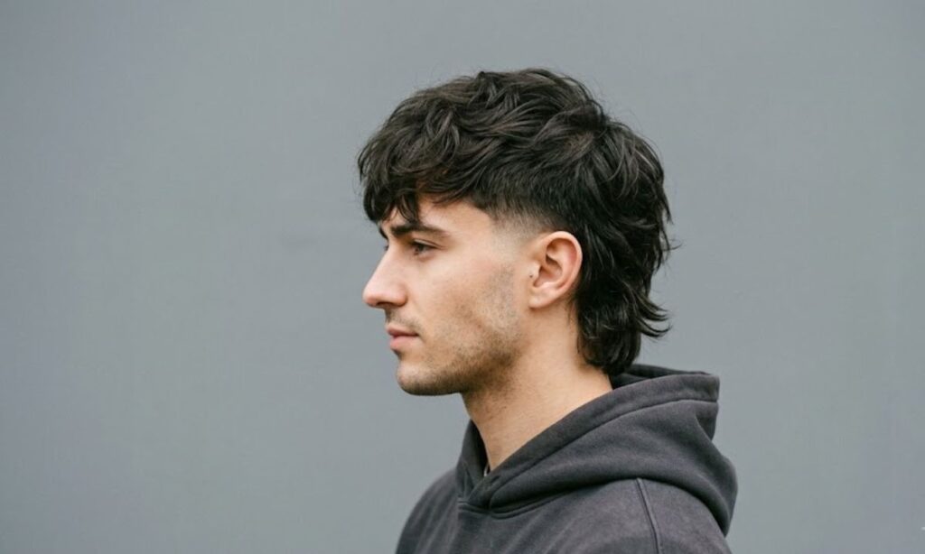 Layered Low Taper Fade Mullet