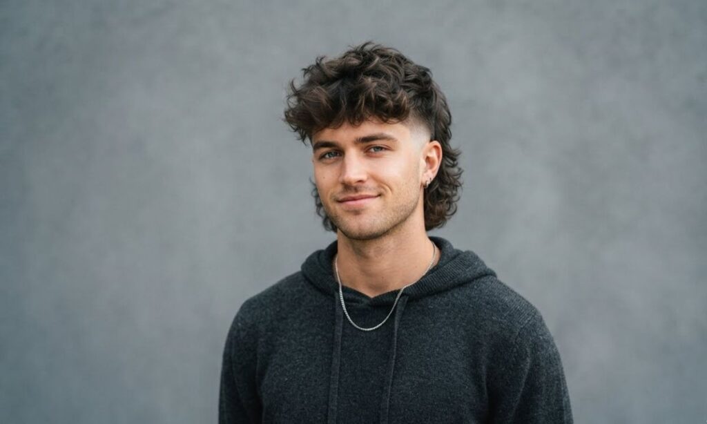 Messy Low Taper Fade Mullet