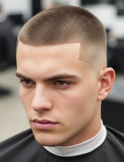10 Guard Buzz Cut Mid Fade