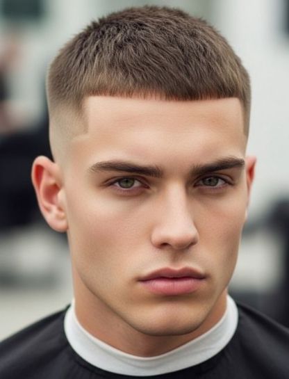 10 Guard Buzz Cut Mid Taper