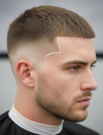 10 Guard Buzz Cut With Low Taper