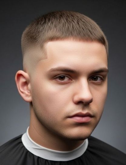 10 Guard Buzz Cut With Taper