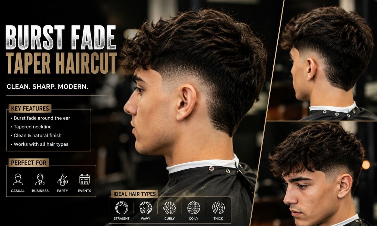 17 Burst Fade Taper Haircut: A Fresh Blend of Texture, Taper & Modern Style in 2026