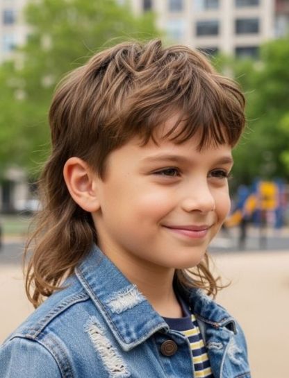 Boys Mullet Haircut