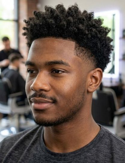 Broccoli Cut with Low Taper Fade