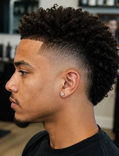 Classic Burst Fade Mohawk