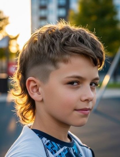 Cool Mullet Styles for Boys