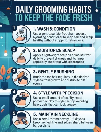 Daily Grooming Habits to Keep the Fade Fresh