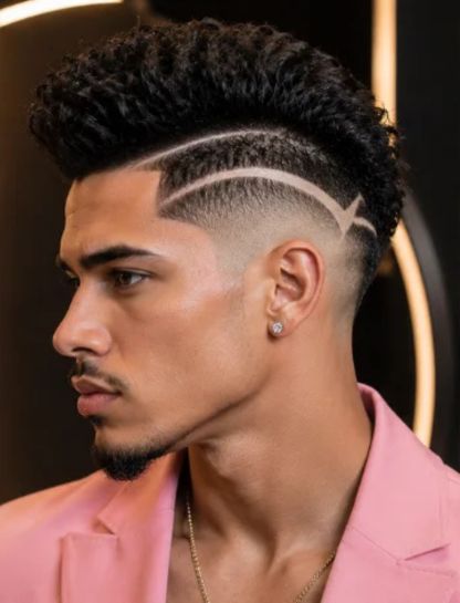 Designer Burst Fade Hard Part