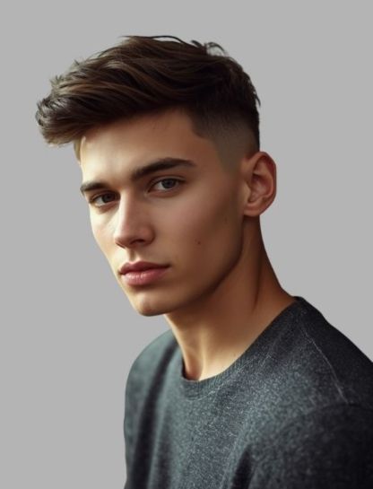 French Crop Top Low Fade