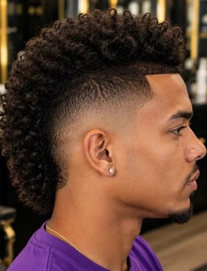 Long Burst Fade Mohawk