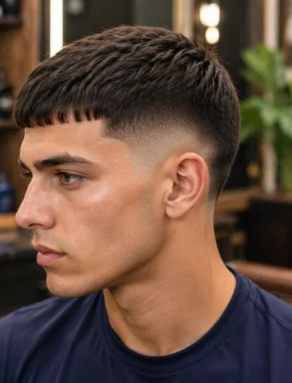 Low Burst Fade Caesar