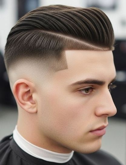 Low Fade Side Part