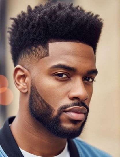 Low Taper Fade + Afro