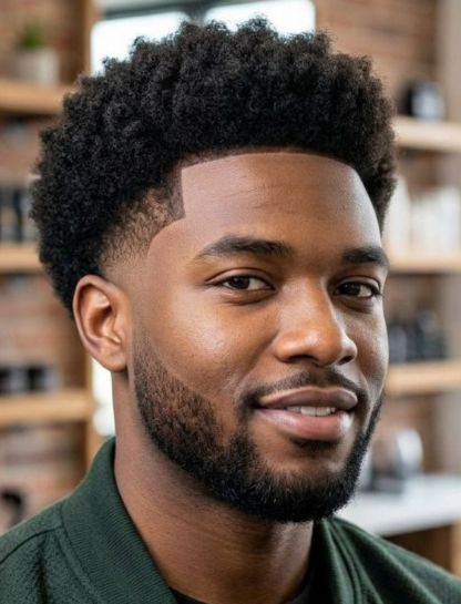 Low Taper Fade Afro