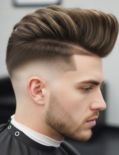 Low Taper Fade + Blowout