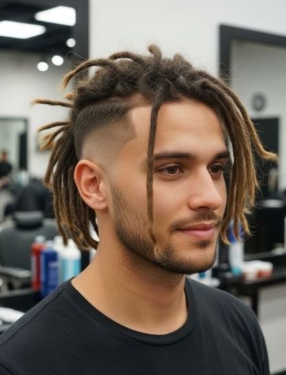 Low Taper Fade + Dreads