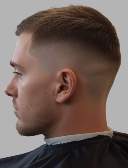 Low Taper Fade French Crop