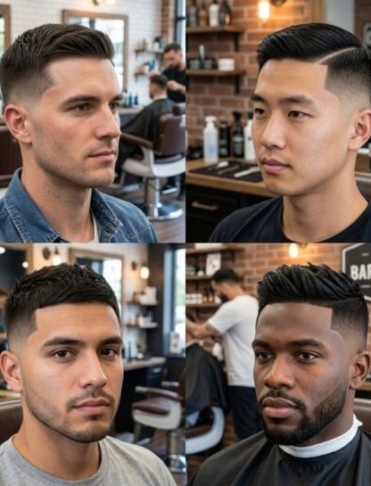 Low Taper Fade Styles for Short Straight Hair